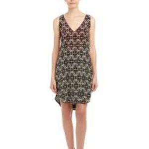 Chloe Oliver Embroidered Silk Shift Dress